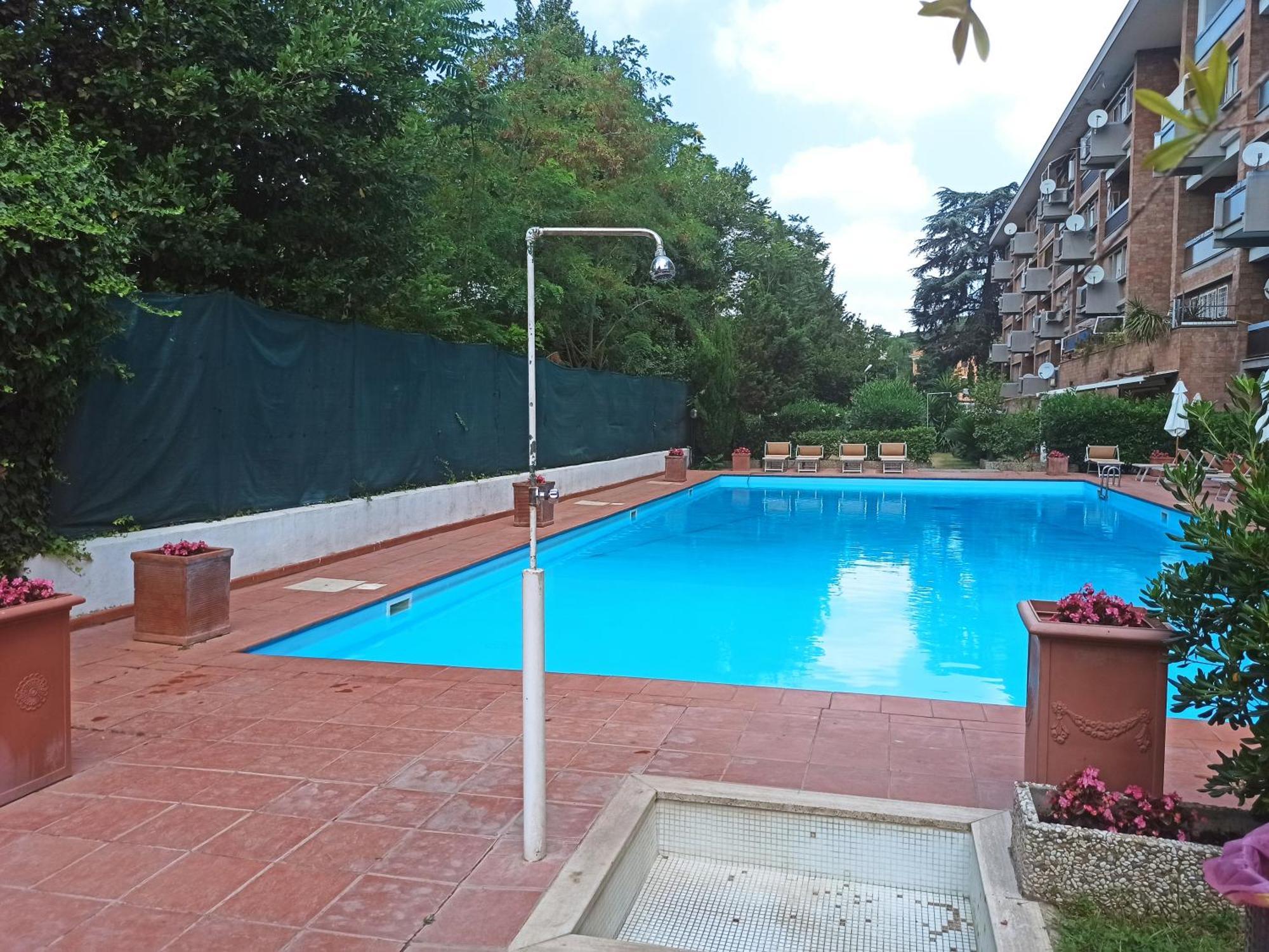 Aurelia Antica Terrace Apt Free Pool And Parking ローマ エクステリア 写真